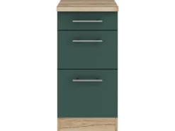 Optifit Savona405 Küchen-Unterschrank 40 cm Steingrün< Kücheninseln|Einbauküchen