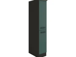 Optifit Küchenschränke<Verona405 Küchen-Apothekerschrank 30 cm Steingrün
