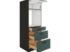 Discount Optifit Verona405 Küchen-Geräteumbauschrank 60 cm Steingrün