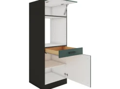 New Optifit Verona405 Küchen-Geräteumbauschrank 60 cm Steingrün