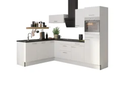 Optifit Winkelküchen|Besteckkästen<Winkelküche Optikoncept Bengt 270 cm Weiß