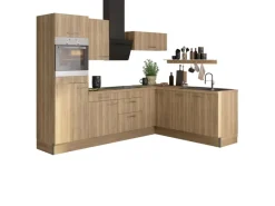Sale Optifit Winkelküche Optikoncept Erik 270 cm Wildeiche Nachb.