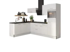 Discount Optifit Winkelküche Optikoncept Rurik ohne E-Geräte 270 cm Weiß
