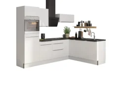 Optifit Winkelküchen|Kühlschränke<Winkelküche Optikoncept Arvid 270 cm Weiß