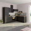Optifit Winkelküche Optikoncept Ingvar ohne E-Geräte 270 cm Anthrazit< Winkelküchen
