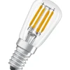 Osram LED-Lampe Classic E14 T-Form Klar 2,8W Tageslicht 250 lm 6,3x2,6 cm(H x Ø)< Kühlschränke