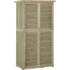 Best Outsunny Gartenschrank mit Asphaltdach 4 Fächer 87 x 46,5 x 160 cm