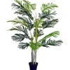 Outlet Outsunny Künstliche Palme 150cm mit Pflanztopf