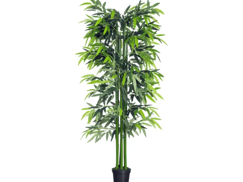 Outsunny Künstliche Pflanze 180 cm mit Übertopf
