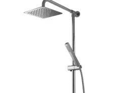 PaulGurkes Einhebelmischer<Aufputz Regendusche Duschsystem eckig 20cm