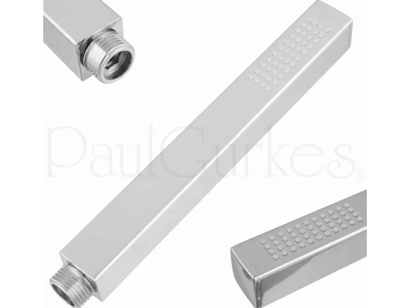 PaulGurkes Einhebelmischer<Aufputz Regendusche Duschsystem eckig 20cm