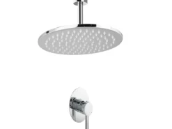 Sale PaulGurkes Duscharmatur Regendusche Unterputz oval Einhandmischer Deckenarm Duschkopf