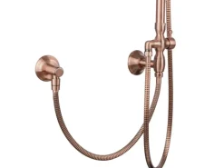 PaulGurkes Dusch-Set mit Unterputz-Armatur Kupfer Nostalgie Retro Duschsystem< Einhebelmischer