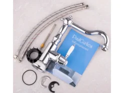 PaulGurkes Einhebelmischer<Küchenarmatur Retro Waschtischarmatur Nostalgie Wasserhahn