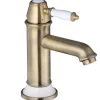 Hot PaulGurkes Nostalgie Wasserhahn Einhandmischer Retro Waschtischbatterie
