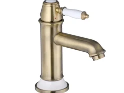 Hot PaulGurkes Nostalgie Wasserhahn Einhandmischer Retro Waschtischbatterie