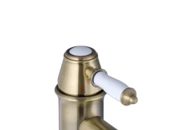 Hot PaulGurkes Nostalgie Wasserhahn Einhandmischer Retro Waschtischbatterie