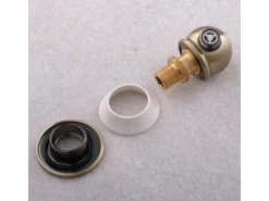 PaulGurkes Regendusche bronze Retro Unterput Duschsystem< Einhebelmischer