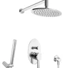 PaulGurkes Einhebelmischer<Unterputz Duschsystem Brausegarnitur Oval Set