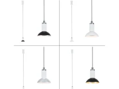 Clearance Paulmann Pendelleuchte Runa GU10 max. 20 W aus Metall 230 V Weiß-Grau