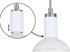 Clearance Paulmann Pendelleuchte Runa GU10 max. 20 W aus Metall 230 V Weiß-Grau