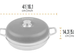 Petromax Camping Backofen camp-oven Edelstahl< Kochfelder|Herde