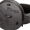 Petromax Dutch Oven FT9 Schwarz mit Standfüßen 7,5 l Ø 23,9 cm< Herde|Töpfe