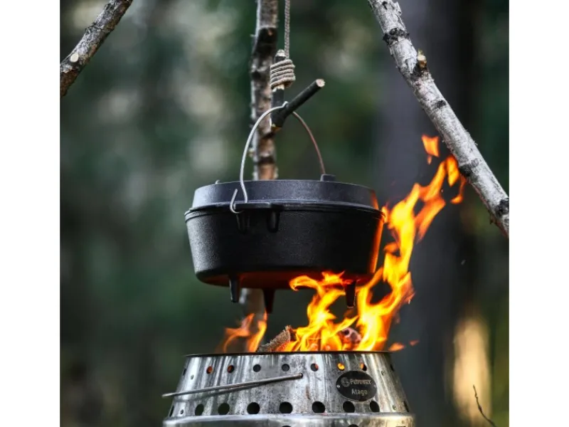 Petromax Dutch Oven FT18 Schwarz mit Standfüßen ca. 17,3 l< Herde|Töpfe