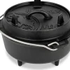 Discount Petromax Dutch Oven FT3 Schwarz mit planem Boden 1,6 l