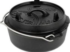 Discount Petromax Dutch Oven FT3 Schwarz mit planem Boden 1,6 l