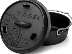 Discount Petromax Dutch Oven FT3 Schwarz mit planem Boden 1,6 l