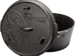 Petromax Dutch Oven FT9-T Schwarz mit planem Boden 7,5 l Ø 23,9 cm< Herde|Töpfe
