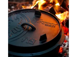 Petromax Dutch Oven FT9-T Schwarz mit planem Boden 7,5 l Ø 23,9 cm< Herde|Töpfe