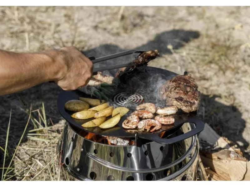 Petromax Pfannen<Einsatz für Grillplatte Atago-plate-in