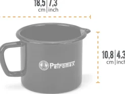 Petromax Emaille Milchtopf 1 L< Herde