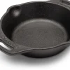 Petromax Pfannen|Herde<Feuerpfanne FP15H-T Schwarz mit 2 Henkeln Gusseisen Ø 15 cm