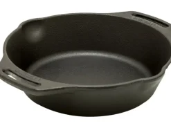 Best Petromax Feuerpfanne FP20H-T Schwarz mit 2 Henkeln Gusseisen Ø 20 cm