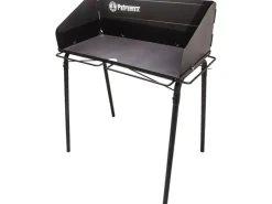 Hot Petromax Feuertopf Tisch FE90 Stahl Schwarz Arbeitsfläche 45 x 90 cm