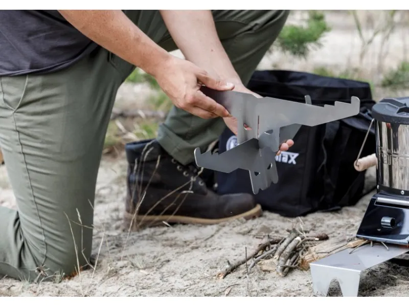 Petromax Töpfe<Grillplatte mit Kochkreuz für Raketenofen