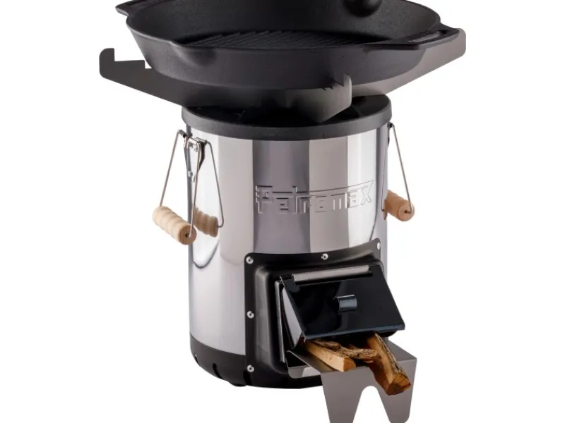 Petromax Töpfe<Grillplatte mit Kochkreuz für Raketenofen