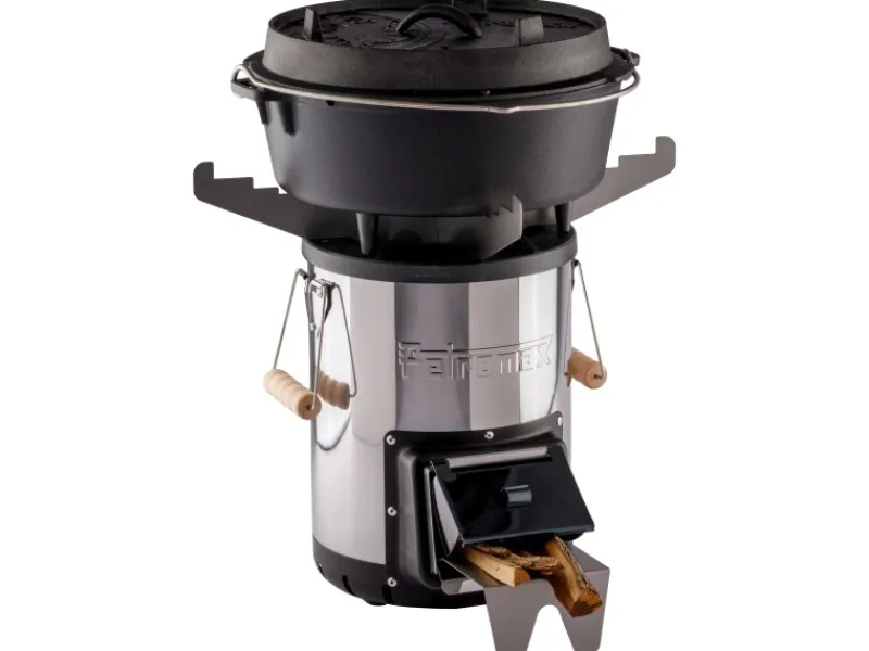 Petromax Töpfe<Grillplatte mit Kochkreuz für Raketenofen