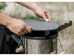 Petromax Töpfe<Grillplatte mit Kochkreuz für Raketenofen