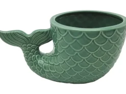 Töpfe<Pflanzgefäß Fischschwanz 10 cm x 20,5 cm x 12 cm