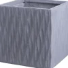 Töpfe<Pflanzgefäß Rodez 50 cm x 50 cm x 50 cm Hellgrau