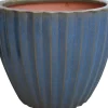 Töpfe<Pflanztopf 16 cm x Ø 19 cm Blau