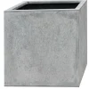 Pflanztopf  39 cm x 39 cm x 39 cm Grau< Töpfe
