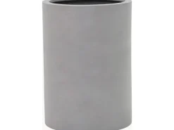 Clearance Pflanztopf Fiberstone 48 cm x Ø 33 cm Grau