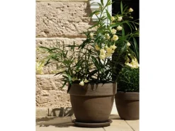 Töpfe<Pflanztopf Levante Ø 30 cm Basalt