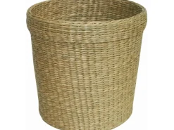 Pflanztopf Seegras mit PET-Einsatz Ø 29 cm x 28 cm Hellbraun< Töpfe