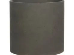 Outlet Pflanztopf Zylinder Ø 39,5 cm x 39,5 cm Schwarz